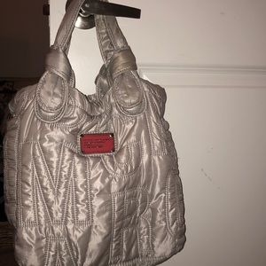 Marc Jacobs hot pink puffer tote